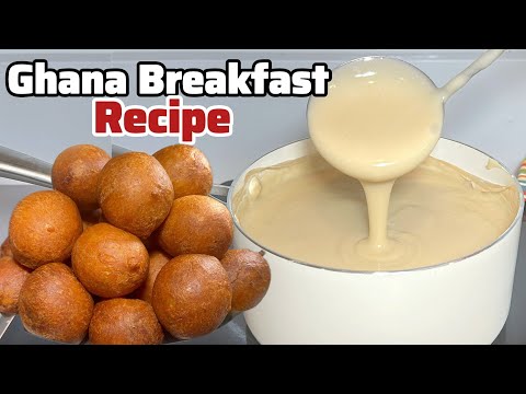 Ghana Breakfast Recipe /Scratch: step by step guide to Ghana hausa koko /Ghana puff puff recipe