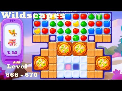 Wildscapes Level 666 - 670 HD Walkthrough | Gameplay | 3 - match game | ios | android | pc | app