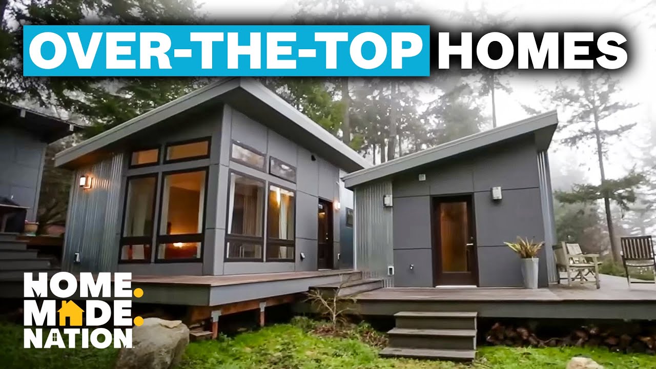 6 OVER THE TOP TINY HOMES FOR ADVENTURE SEEKERS *Marathon* | Tiny House Hunting | Home.Made.Nation