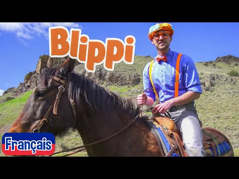 Blippi en français - Blippi visite un Ranch | Vidéos éducatives pour les enfants