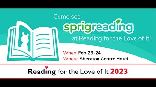 Sprig Reading at Reading for the Love of It 2023