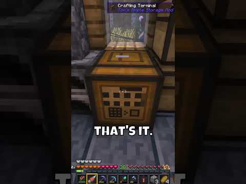 Tom's Simple Storage Mod Quick Start #minecraft #modded  #minecraftshorts