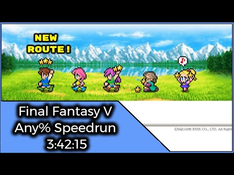 Final Fantasy V Any% Speedrun in 3:42:15!