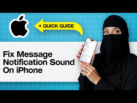 How To Fix Message Notification Sound On iPhone | iPhone Message Sound Not Working - Fix Text Alert
