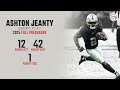 Ashton Jeanty 2025 Preseason Highlights Every Run Target And Catch