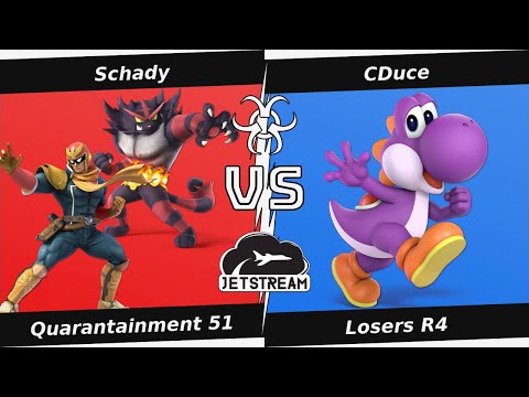 Quarantainment 51 Losers R4 - Schady (Cpt Falcon, Incineroar) Vs. CDuce (Yoshi) - SSBU
