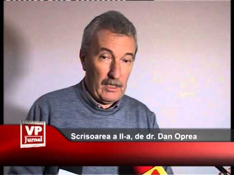 Scrisoarea a II-a, de dr. Dan Oprea