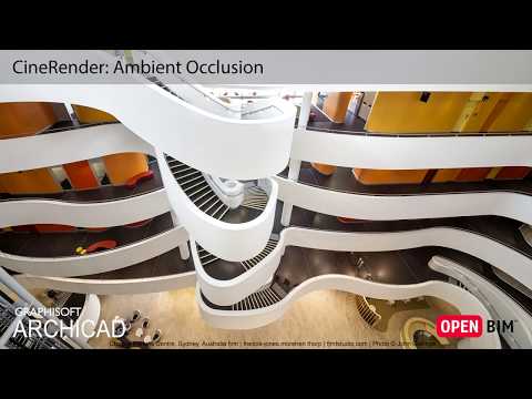 ARCHICAD 21 - CineRender: Ambient Occlusion