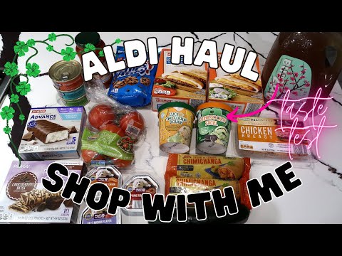 ALDI HAUL MARCH 2022🍀 | Shop With Me & Taste Test!
