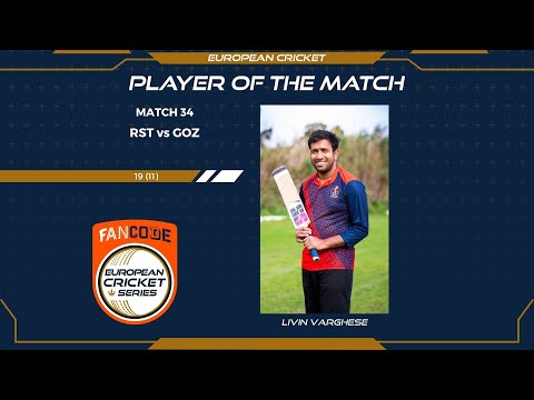 POTM: L.Varghese - RST vs GOZ | Highlights | FanCode ECS Malta Encore Day 9 | Malta 2021