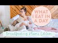 WHAT I EAT IN A DAY While Breast Feeding Postpartum Meal Ideas
