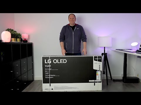 LG A1 - 55" OLED TV unter 1000 Euro! Unboxing, Aufbau, Einstellen & Vorab Test Fazit 2021 // DEUTSCH