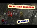 Diablo 4 - Level 95 Pit Clear - Death Trap Rogue