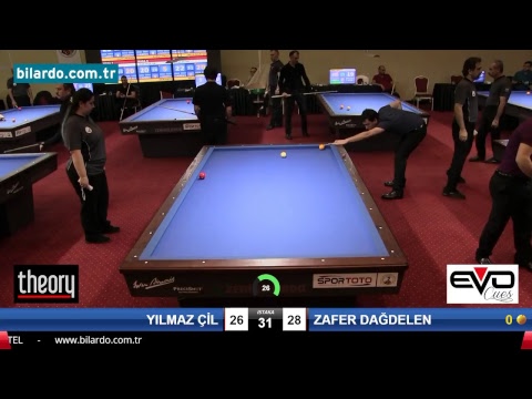 YILMAZ ÇİL & ZAFER DAĞDELEN Bilardo Maçı - 2018 ERKEKLER 1.ETAP-6. Ön Eleme