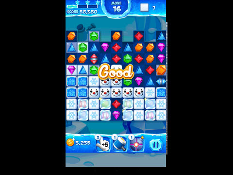 Jewel Pop Mania:Match 3 Puzzle Level 167 ( Ice Cream Town Episode ) - Walkthrough ( No Booster )