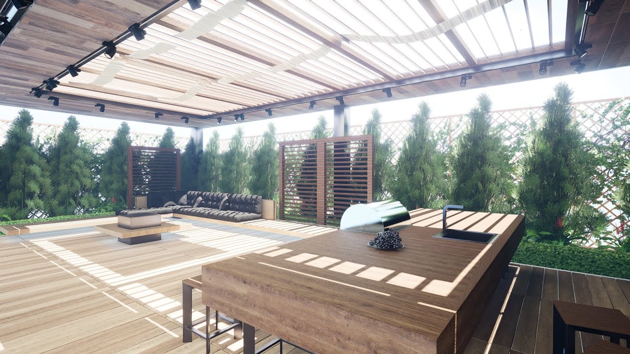 烧烤凉棚 3D 模型