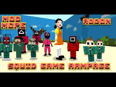 Minecraft Mod Rampage: Terrifying Squid Game Chaos!