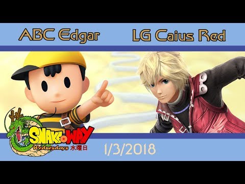 ABC | Edgar (Ness) vs LG | CaiusRed (Shulk) - Snake Way Wednesday - Wii U