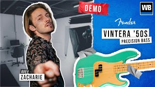 Video thumbnail for Fender Vintera '50s Precision Bass - La P Bass des années 50 revisitée by Woodbrass