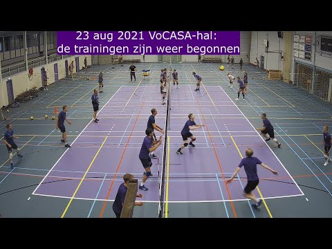 VoCASA-trainingen zijn weer begonnen, 23 aug 2021