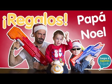 Llega PAPÁ NOEL y abriendo REGALOS 🎁 de NAVIDAD // Los Familukis