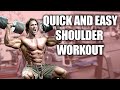 Quick And Easy Shoulder Workout | Mike O'Hearn And Billy Gunn