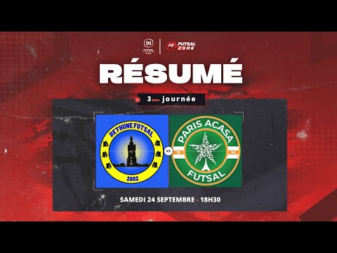 D1 Futsal - J3 Béthune Futsal vs Paris ACASA