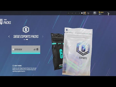 RAINBOW SIX SIEGE OPENING SEVEN ESPORTS 2022 PACKS PS4 PRO