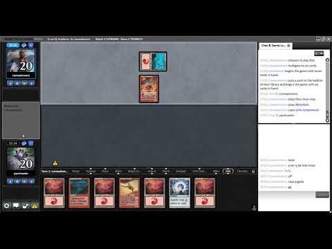 Premodern Test - Ponza Red vs Burn