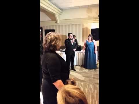 Maximus Coric singing the Croatian National Anthem