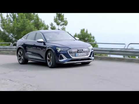 Audi e tron S Sportback in Navarra Blue Driving Video  Auto Motions