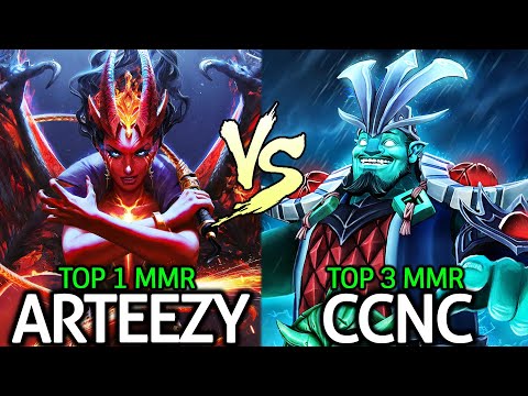 ARTEEZY Queen of Pain Arcana VS CCNC Storm Spirit Mid Close Game 7.26 Dota 2
