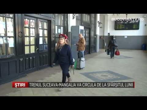 Trenul Suceava Mangalia va circula de la sfarsitul lunii