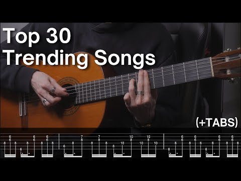 Top 30 Trending Songs played on Guitar (with TABS)