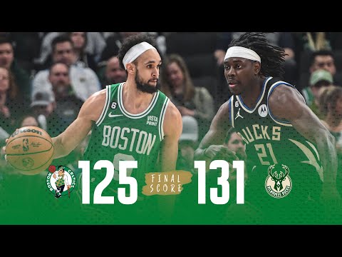 FULL GAME HIGHLIGHTS: Shorthanded Celtics lose OT thriller to Milwaukee Bucks