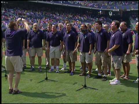 AVP sings the National Anthem AGAIN!