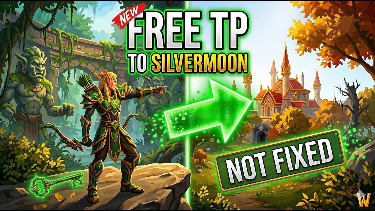 Arcantina Key + Follower Dungeon Trick = Free Silvermoon TP (Not Patched) | WoW Midnight - YouTube