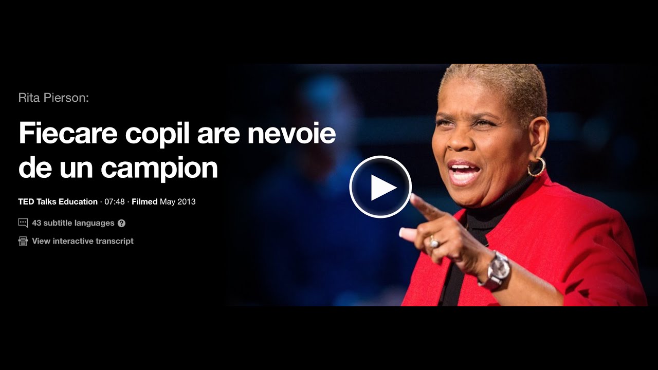 Fiecare Copil are nevoie de un Campion