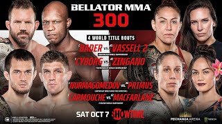 FOUR World Title Fights Headline Bellator 300 History-Making Event