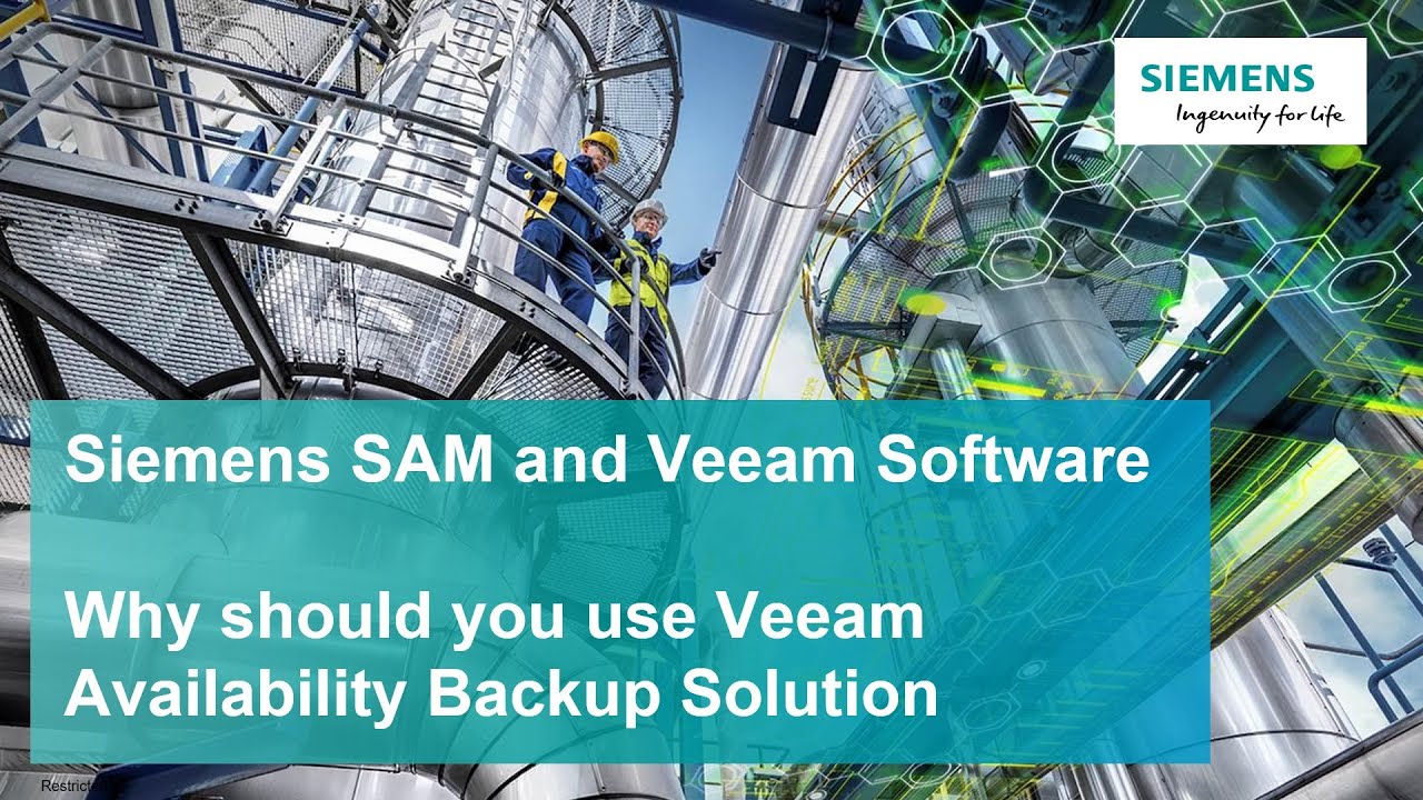 Exclusive webinar by Siemens SAM and Veeam Software video