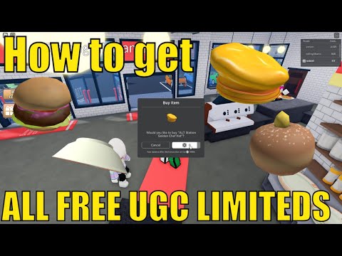 How to get ALL FREE UGC LIMITEDS in ALT Taste Station | Cooking Minigame