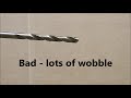 How to minimize long bit wobble