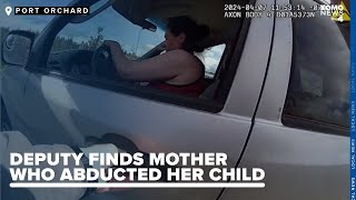 'A cop's intuition': Kitsap County deputy finds mother who abducted her child