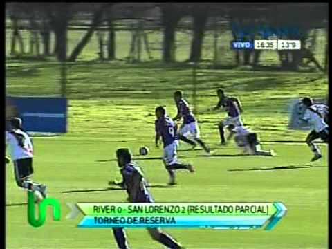 www.sabadogol.net RESERVA. RIVER - SAN LORENZO. 28-8-2012. Material emitido por TyC