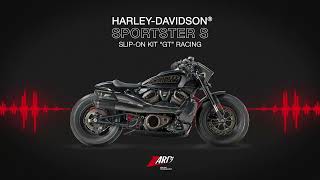 Výfukový systém motocyklu ZARD FULL KIT EXHAUST SYSTEM 2:1 pro motocykl HARLEY DAVIDSON Sportster S RH1250S ROK 2021-2025 VIZ POPIS, barva černá