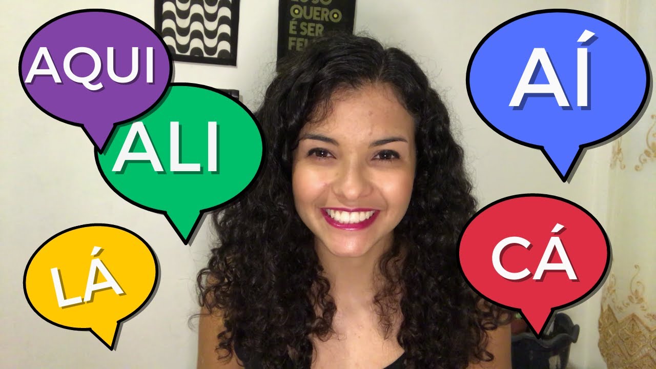 Como usar AÍ, AQUI, LÁ, ALI e CÁ em português