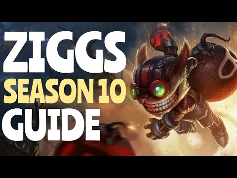 ZIGGS GUIDE Season 10 - Best Builds & Runes - How to generally play Ziggs Mid - Ziggs Tutorial