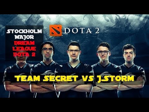 TEAM SECRET VS J STORM - STOCKHOLM MAJOR DREAM LEAGUE DOTA 2