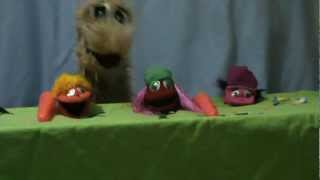 Jack Johnson - The Sharing Song - handmade singing puppets
