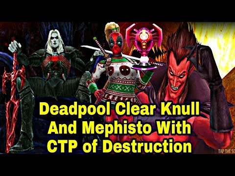 How To Clear WBL Knull And Mephisto With Deadpool Holiday Uniform - Marvel Future Fight
